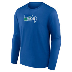 Seattle Seahawks Throwback Long Sleeve T-Shirt - Royal online