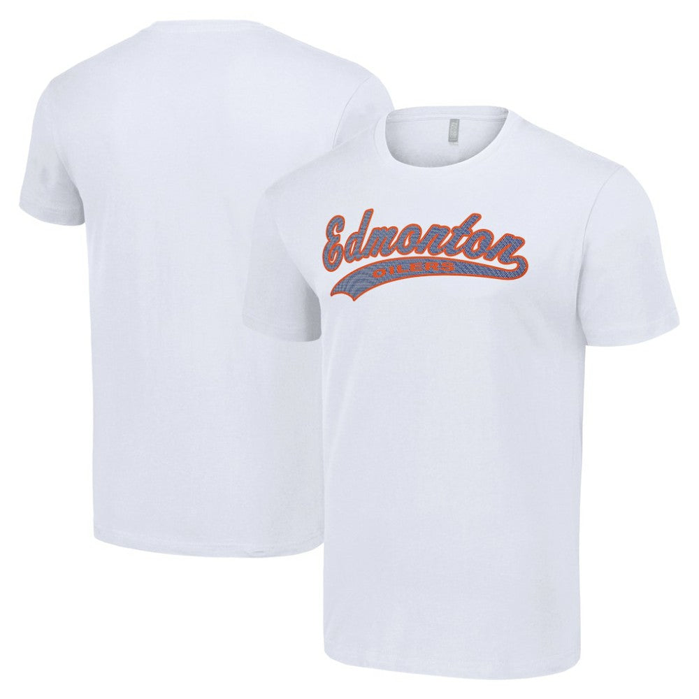 Edmonton Oilers Starter Tailsweep T-Shirt White