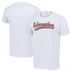 Edmonton Oilers Starter Tailsweep T-Shirt White