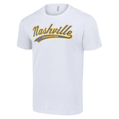 Nashville Predators Starter Tailsweep T-Shirt White