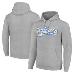 Buffalo Sabres Starter Tailsweep Fleece Tri-Blend Pullover Hoodie Heather Gray