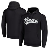 Los Angeles Kings Starter Tailsweep Fleece Tri-Blend Pullover Hoodie Black