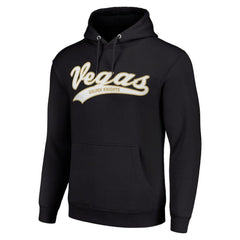 Vegas Golden Knights Starter Tailsweep Fleece Tri-Blend Pullover Hoodie Black