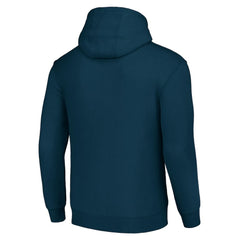 Columbus Blue Jackets Starter Tailsweep Fleece Tri-Blend Pullover Hoodie Navy
