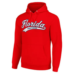 Florida Panthers Starter Tailsweep Fleece Tri-Blend Pullover Hoodie Red