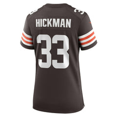 Ronnie Hickman Cleveland Browns Women's Team Game Jersey - Brown | Nike on sale