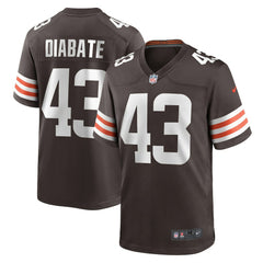 Mohamoud Diabate Cleveland Browns Team Game Jersey - Brown | Nike outlet