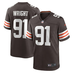 Alex Wright Cleveland Browns Team Game Jersey - Brown | Nike on sale