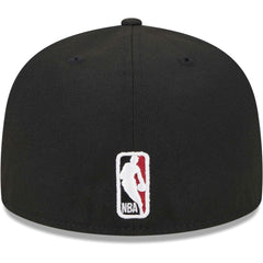 Miami Heat Checkerboard UV 59FIFTY Fitted Hat - Black | New Era on sale