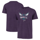 LaMelo Ball Charlotte Hornets '47 Player Logo Vintage T-Shirt - Purple | 47 brand cheap