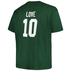 Jordan Love Green Bay Packers Big & Tall Player Name & Number T-Shirt - Green outlet