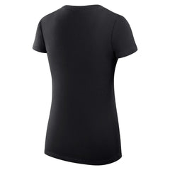 Cincinnati Reds G-III 4Her by Carl Banks Women's Super-Slim Fit Lightweight City Graphic V-Neck T-Shirt - Black