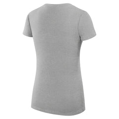Detroit Tigers G-III 4Her by Carl Banks Women's Super-Slim Fit Lightweight City Graphic V-Neck T-Shirt - Heather Gray