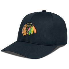 Chicago Blackhawks Levelwear Zephyr Adjustable Hat Black