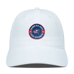 Columbus Blue Jackets Levelwear Women's Haven Adjustable Hat White