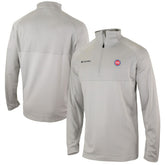 Detroit Pistons Omni-Wick Rockin' It Quarter-Zip Pullover Top sale - Heather Gray | Columbia online