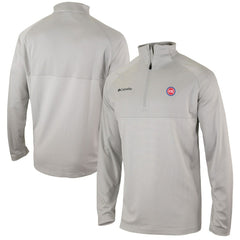 Detroit Pistons Omni-Wick Rockin' It Quarter-Zip Pullover Top sale - Heather Gray | Columbia online