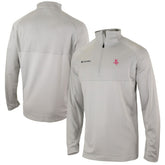 Houston Rockets Omni-Wick Rockin' It Quarter-Zip Pullover Top sale - Heather Gray | Columbia on sale
