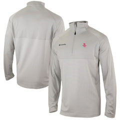 Houston Rockets Omni-Wick Rockin' It Quarter-Zip Pullover Top sale - Heather Gray | Columbia on sale