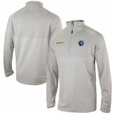 Minnesota Timberwolves Omni-Wick Rockin' It Quarter-Zip Pullover Top - Heather Gray | Columbia for sale