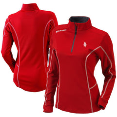 Houston Rockets Women's Omni-Wick Shotgun Quarter-Zip Pullover Top sale - Red | Columbia shop