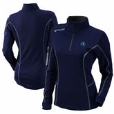 Minnesota Timberwolves Women's Omni-Wick Shotgun Quarter-Zip Pullover Top - Navy | Columbia on sale
