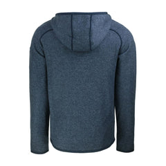 Chicago Cubs Cutter & Buck Stars & Stripes Mainsail Sweater-Knit Full-Zip Hoodie - Heather Navy
