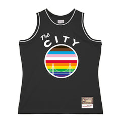 Golden State Warriors Hardwood Classic Pride Jersey sale - Black | Mitchell & Ness shop