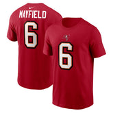 Baker Mayfield Tampa Bay Buccaneers Player Name & Number T-Shirt - Red | Nike discount