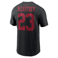Christian McCaffrey San Francisco 49ers Player Name & Number T-Shirt - Black | Nike for sale