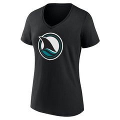 San Jose Sharks Fanatics Women's Alternate Graphic T-Shirt Black