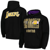 Los Angeles Lakers Hardwood Classics OG 2.0 Pullover Hoodie - Black | Mitchell & Ness cheap