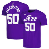 Utah Jazz Unisex 50th Anniversary T-Shirt - Purple | Nike on sale