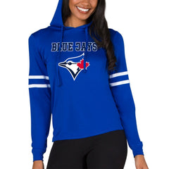 Toronto Blue Jays Concepts Sport Women's Marathon Lightweight Lounge Pullover Hoodie - Royal