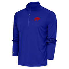 Buffalo Bills Adult Throwback Logo Tribute Quarter-Zip Pullover - Royal cheap