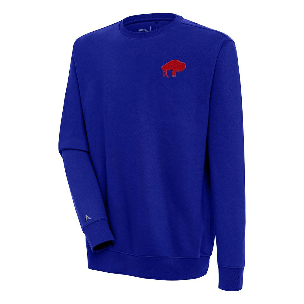 Buffalo Bills Adult Throwback Logo Victory Pullover Sweatshirt - Royal sale