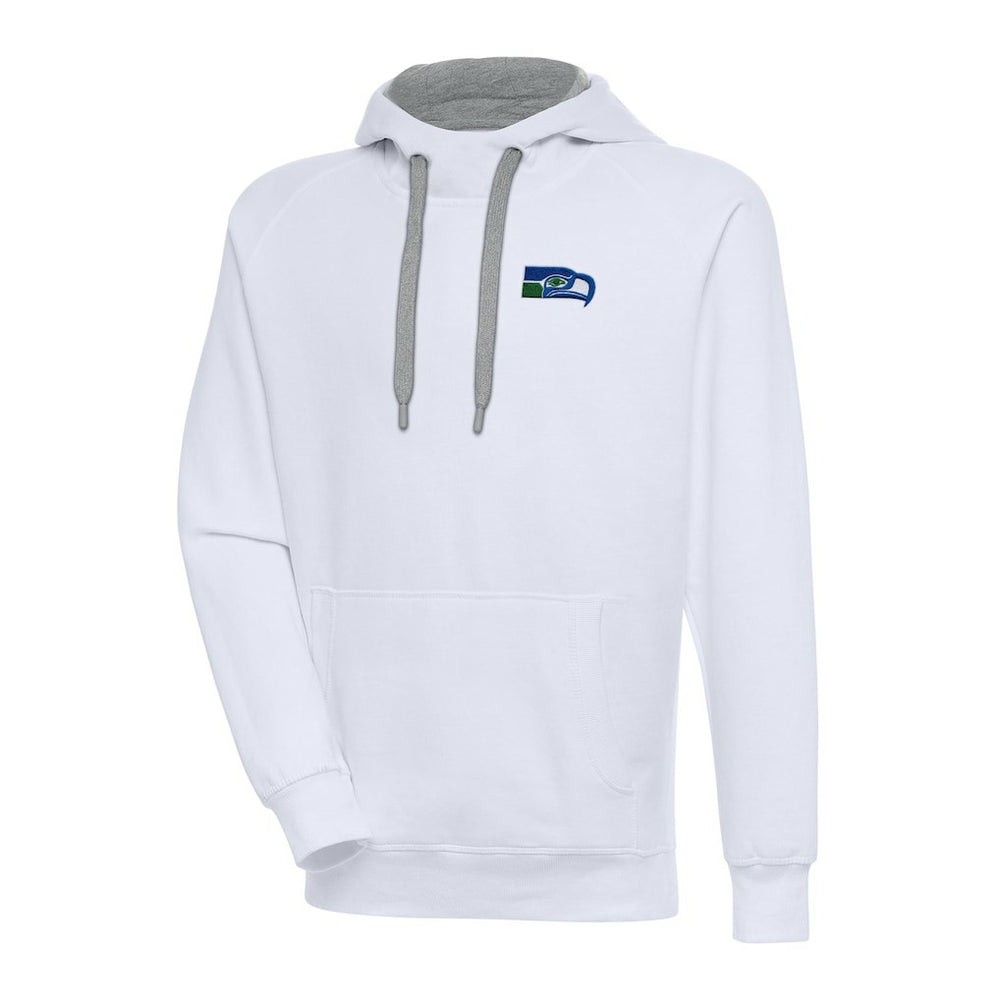 Seattle Seahawks Adult Throwback Logo Victory Pullover Hoodie - White sale