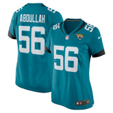 Yasir Abdullah Jacksonville Jaguars Women's Team Game Jersey - Teal | Nike discount