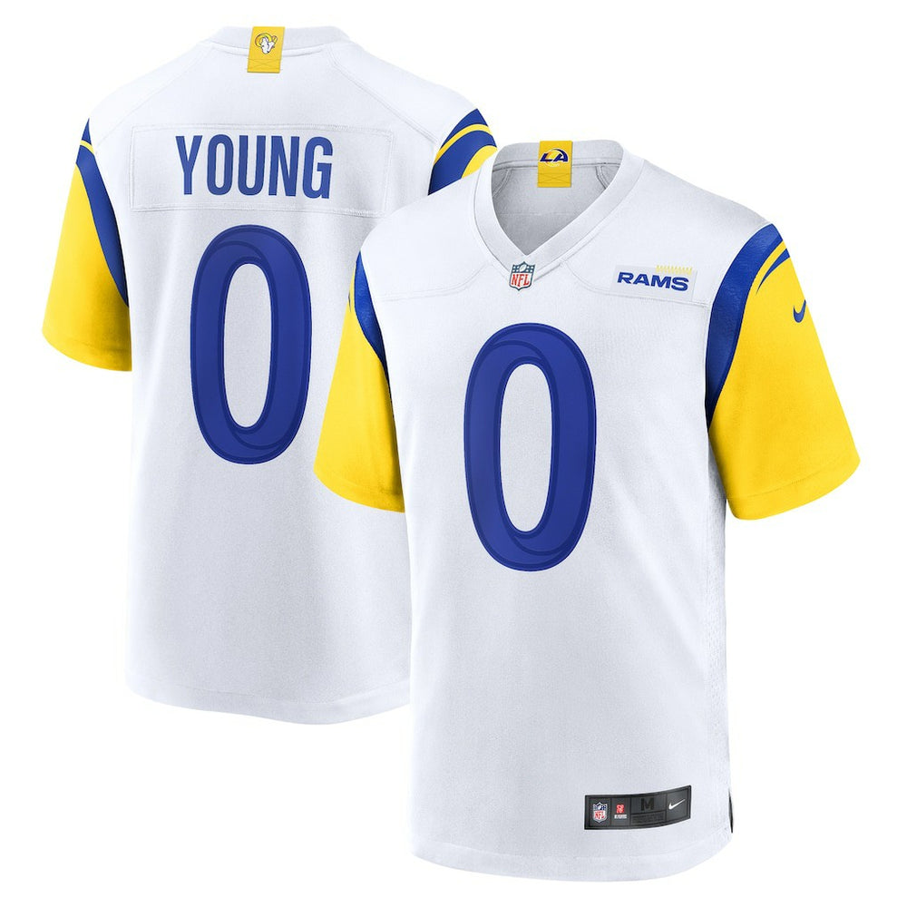 Byron Young Los Angeles Rams Team Game Jersey - White | Nike for sale