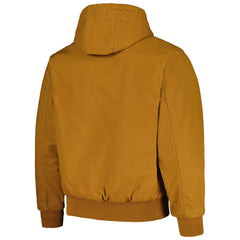 New York Yankees Dunbrooke Dakota Work Full-Zip Hoodie Jacket - Brown