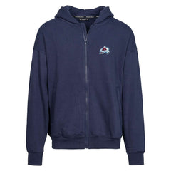 Colorado Avalanche Levelwear Uphill Insignia Full-Zip Hoodie Navy