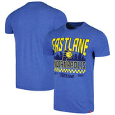 Sportiqe Fastlane x Indiana Pacers Tri-Blend T-Shirt - Blue on sale