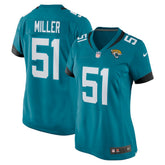 Ventrell Miller Jacksonville Jaguars Women's Game Jersey - Teal | Nike on sale
