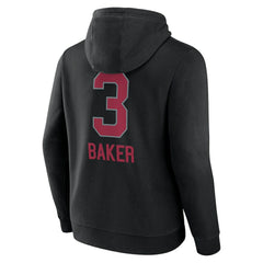 Budda Baker Arizona Cardinals Team Wordmark Player Name & Number Pullover Hoodie - Black for sale