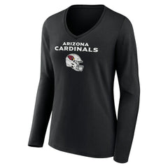 Budda Baker Arizona Cardinals Women's Team Wordmark Player Name & Number Long Sleeve V-Neck T-Shirt - Black online