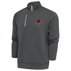 Cleveland Browns Antigua Generation Quarter-Zip Pullover Top - Pewter on sale