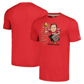 Brock Purdy San Francisco 49ers Homage Unisex Caricature Player Tri-Blend T-Shirt - Scarlet online