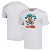 Tua Tagovailoa Miami Dolphins Homage Unisex Caricature Player Tri-Blend T-Shirt - Ash sale