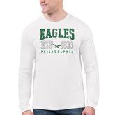 Philadelphia Eagles Starter Retro Long Sleeve T-Shirt - White outlet