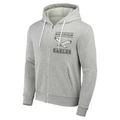 Philadelphia Eagles NFL x Darius Rucker Collection Full-Zip Hoodie - Gray for sale